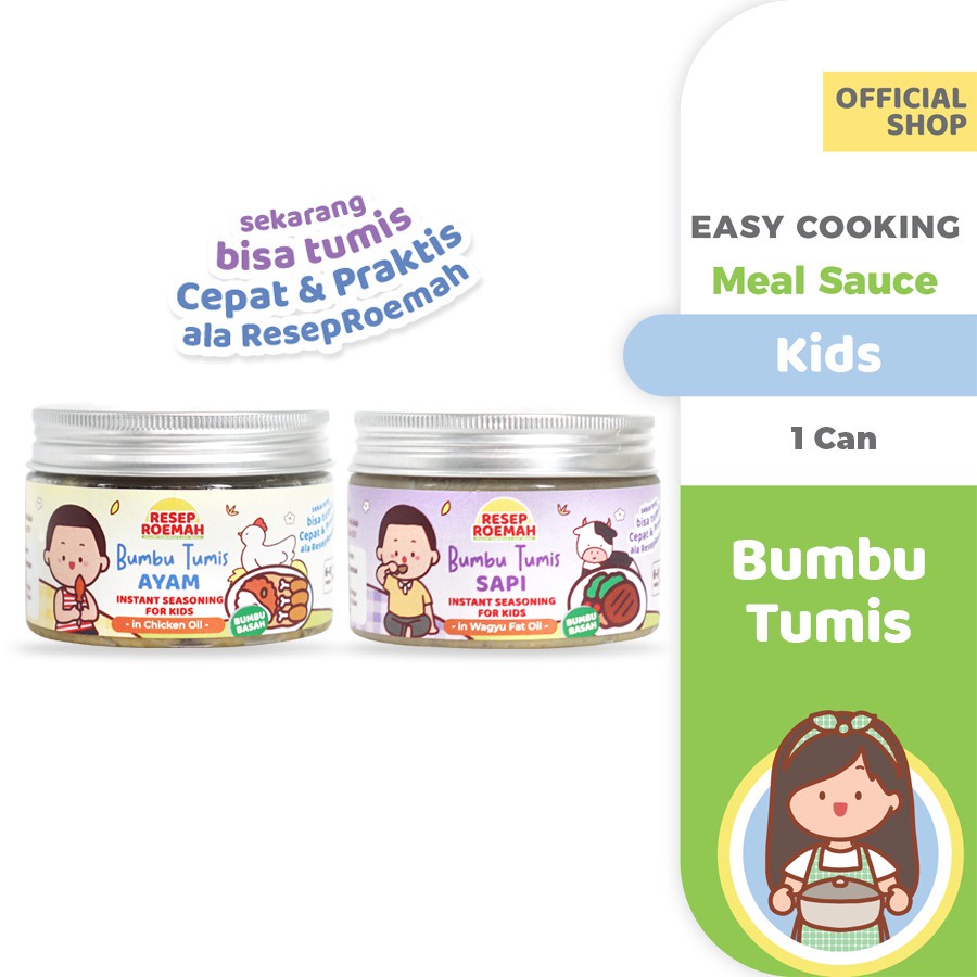

Resep Roemah Bumbu Tus Anak / Kids Instant Seasoning Homemade / Rasa Ayam & Rasa Sapi / Bumbu Masak