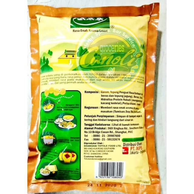

Totole Kaldu Jamur 400 Gr (Granulated Mushroom Bouillon)
