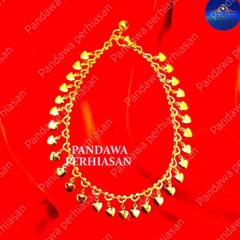 Ready stok Gelang kaki wanita india Anti luntur Anti karat asli ori terbaru aksesoris perhiasan fash