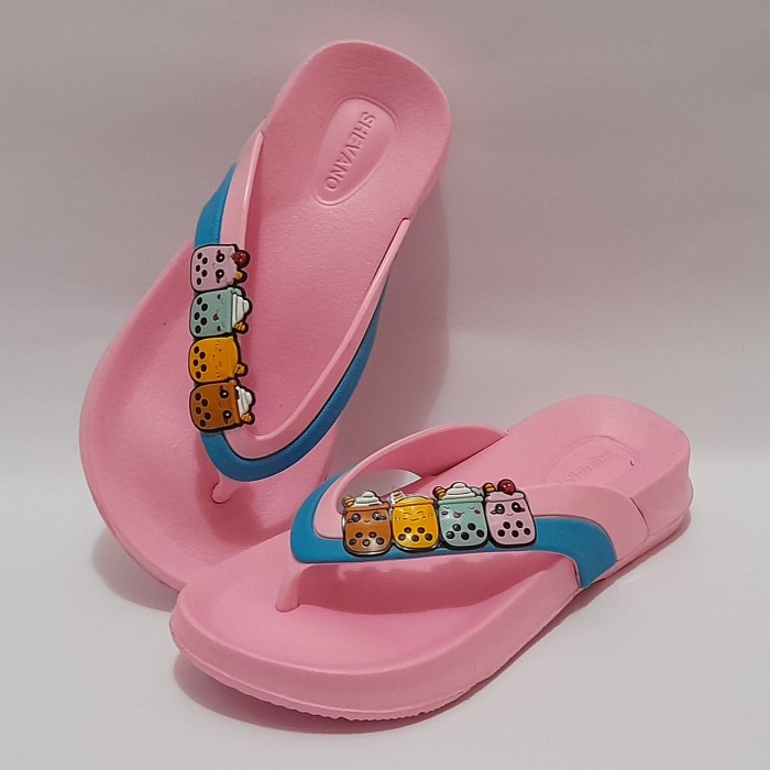 Sandal Jepit Boba Sendal Anak Boba S24-29 Shevano Karakter Boba
