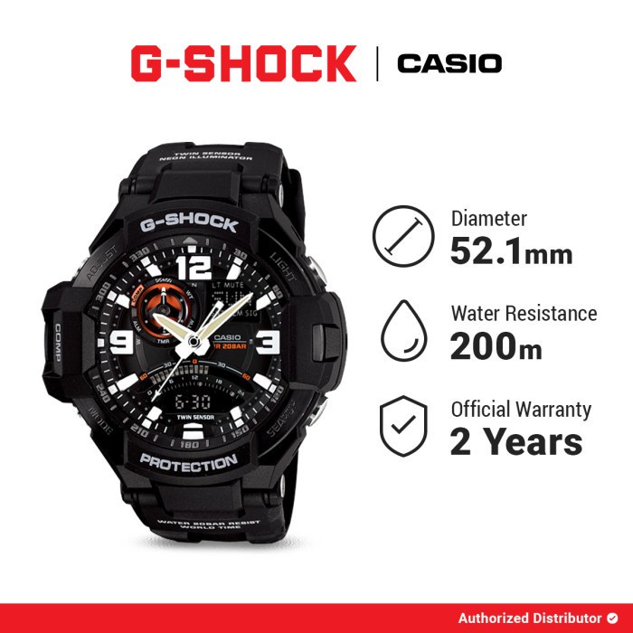 [READY INSTANT] G-Shock GA-1000-1ADR Jam Tangan Pria Original