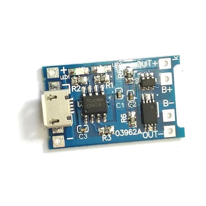 DELLAS Modul chager micro usb 18650 liion 1A tp4056 1A 5V protector