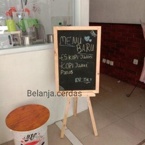 

Papan Tulis Kapur + Standing Tripod Papan Menu Cafe Papan Board + Kaki Berkualitas