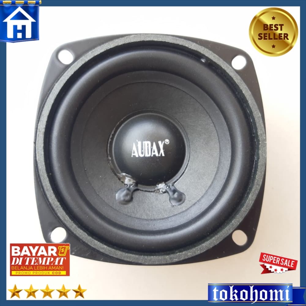 Speaker 3 Inch Woofer Audax 50Watt 4Ohm 3In 3 inch 3Inch Audax