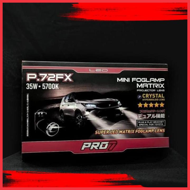 (HRVO) BILED MINI PROJIE FOGLAMP 2" PRO7 P.72FX 35WATT INNOVA FORTUNER