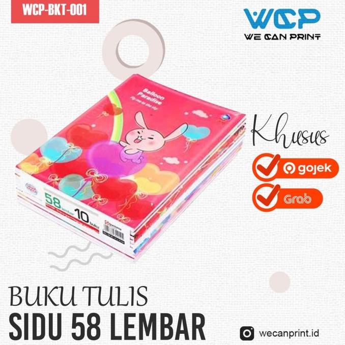 

Ready Buku Sidu 58 Buku Tulis Sidu 58 Buku Tulis Sekolah Khusus Limited Edition