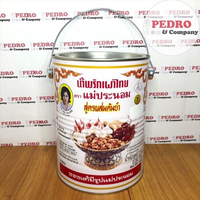 

Promo Mae Pranom Thai Chili Tom Yum 3 Kg - Chilli Tom Yam Tomyum Kaleng