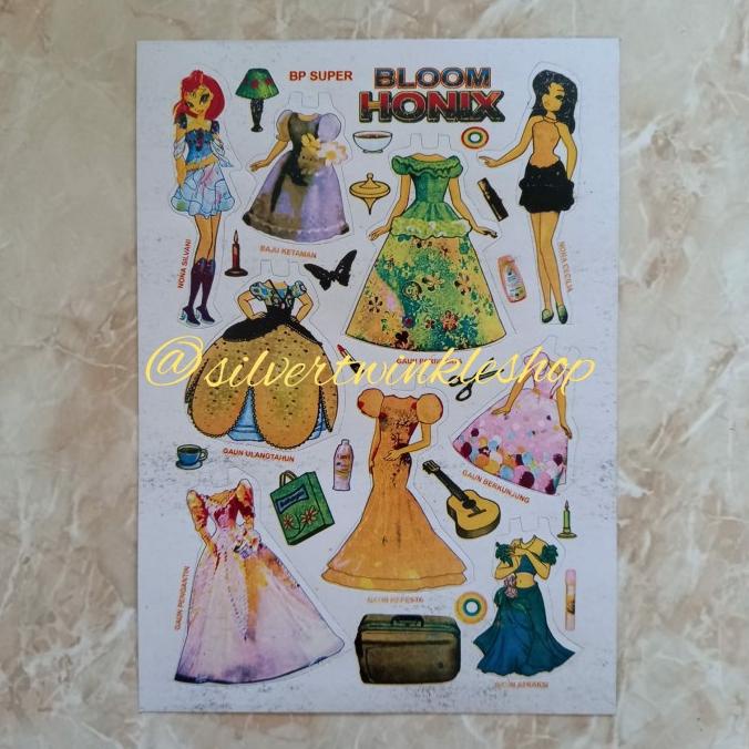 *:*:*:*:*] mainan edukasi anak bp bongkar pasang boneka kertas baju jadul paper