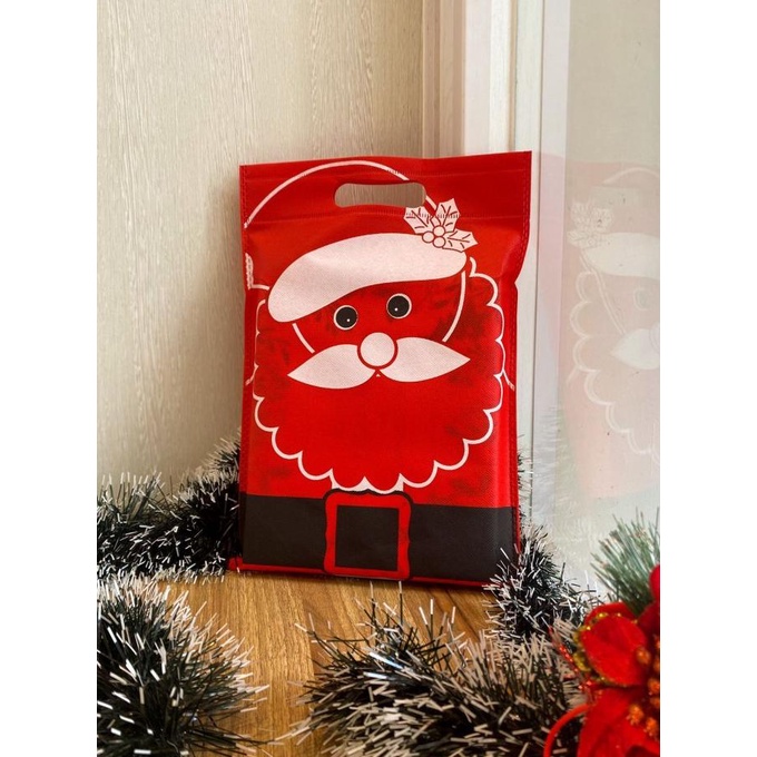 

Produk Unggulan] Tas spunbond kemasan dus box kotak packaging SB NATAL CHRISTMAS - 5 pc