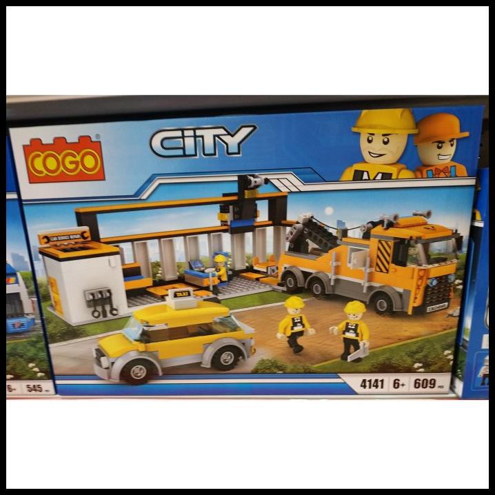 HOT DEAL SALE MAINAN : COGO CITY BRICKS TRUCK CAR SERVICE REPAIR 