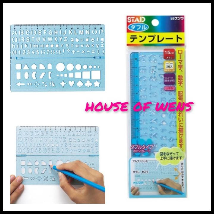 

DISKON KUTSUWA STAD ALPHABETH RULER ORIGINAL - PENGGARIS MADE IN JAPAN !!!!!!