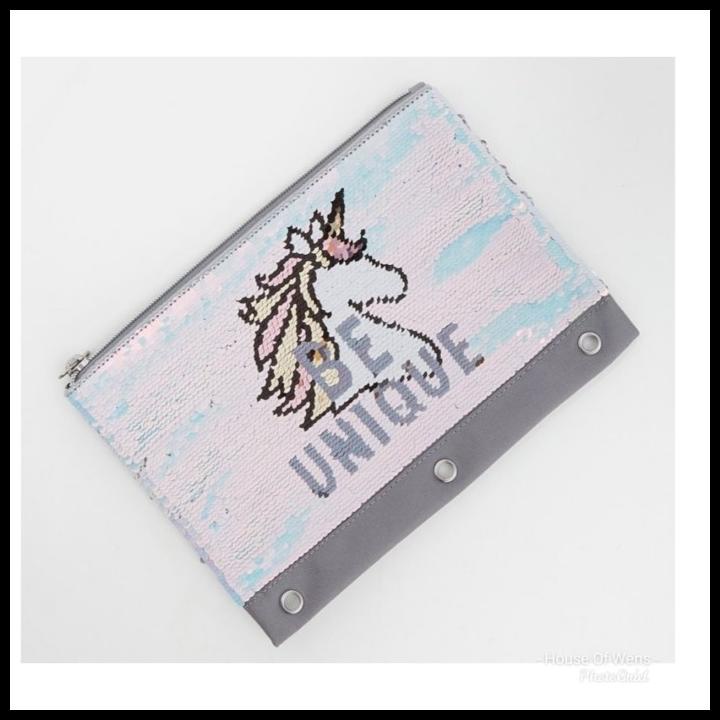 

DISKON JUSTICE UNIQUE UNICORN FLIP SEQUIN PENCIL CASE - TEMPAT PENSIL JUSTICE !!!!!!!