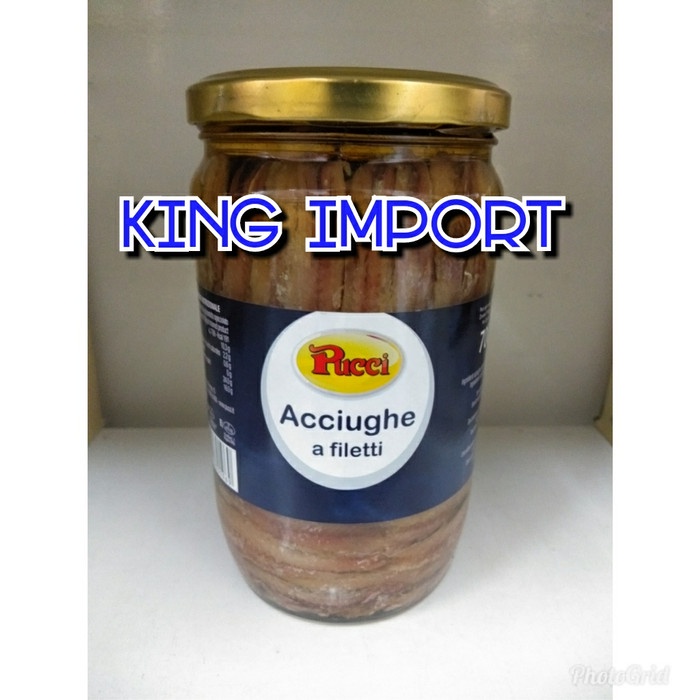 

Pucci Acciughe anchovies Fillet in oil/Anchovy 700gr from italy