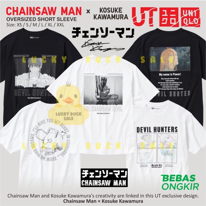 Hards Chainsaw Man Ut Oversized Shirt Kosuke Kawamura Devil Hunters