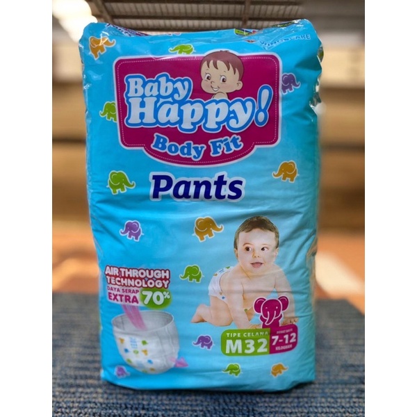 BABY HAPPY PAMPERS PANTS / POPOK CELANA M32 / L28