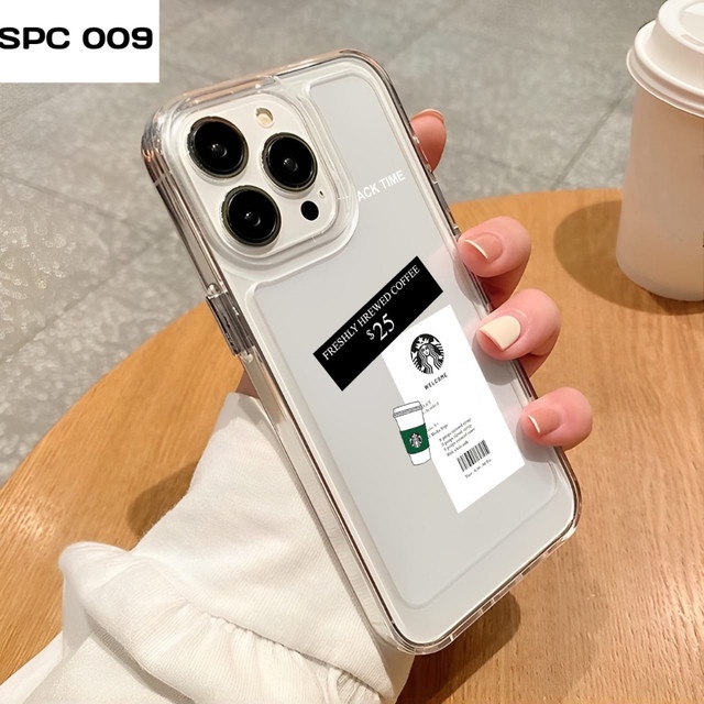 NEW Casing STARBUCKS CLEAR for Realme C55 NFC C35 REALME C33 C31 C30 softcase casing hp cover tpu si