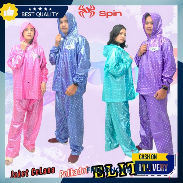 Jad Hujan Anti Air Raincoat Unisek Best Quality Mantol Murah Adventures Jss Hijan Tebal Awet Nantel 