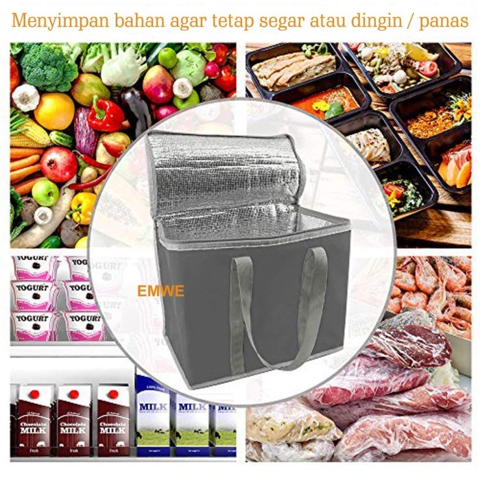 Okta- Terbaru 30L Frozen Food Cooler Lunch Box Bag Tas Bayi Food Ice Cream