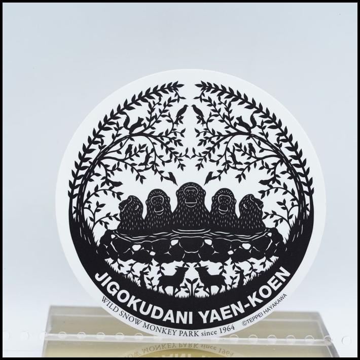 

TERBARU STIKER STICKER KOPER NAGANO JIGOKUDANI SNOW MONKEY PARK JAPAN !!