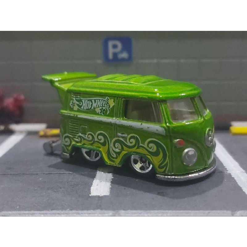 Hotwheels Kool Kombi Surf Hijau  Loose