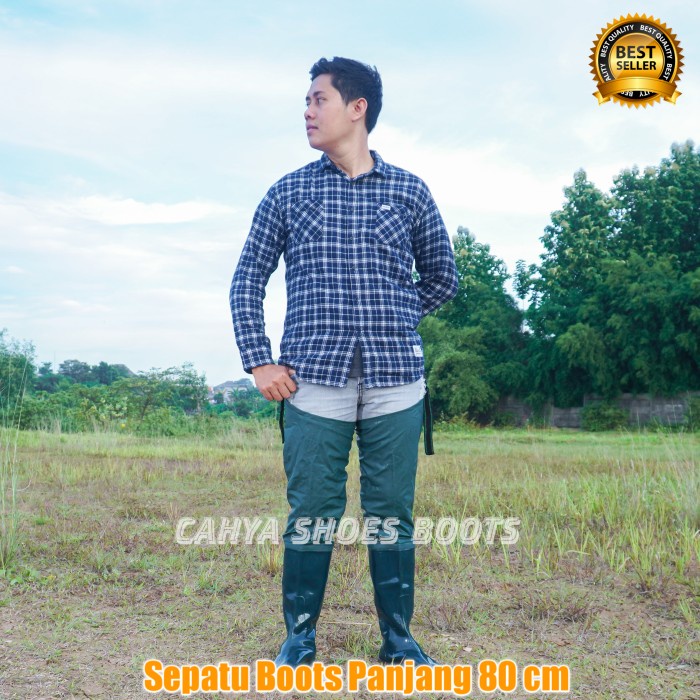 SEPATU BOOT BOOTS KARET SAWAH PETANI MANCING KEBUN ANTI KEONG PANJANG ORIGINAL