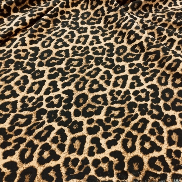 bahan wolfis motif macan/gamis/kerudung/dress(harga permeter)