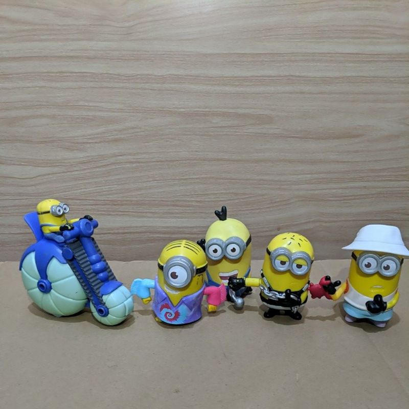 Mainan MCD MINION SERIES HAPPY MEAL PRELOVED