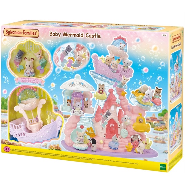 Sylvanian Families Baby Mermaid Castle Ready