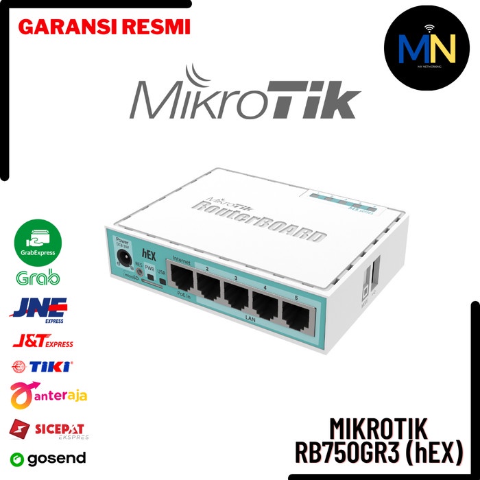 Ready Terbaru Mikrotik Routerboard Rb750Gr3 Hex Router