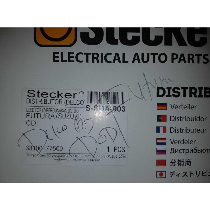 Delco Cdi Assy Carry 1.5 Futura