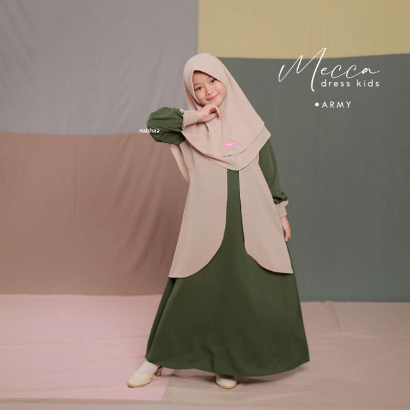 Mecca Dress Kids // Gamis Anak By Nisha