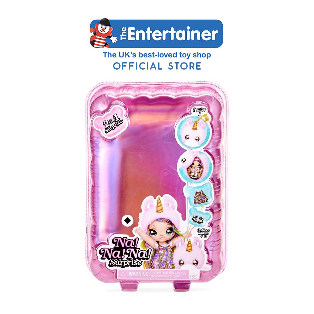 NaNaNa Surprise 2In1 Fashion Doll & Plush Pom Set Assorted - Mainan Boneka Anak