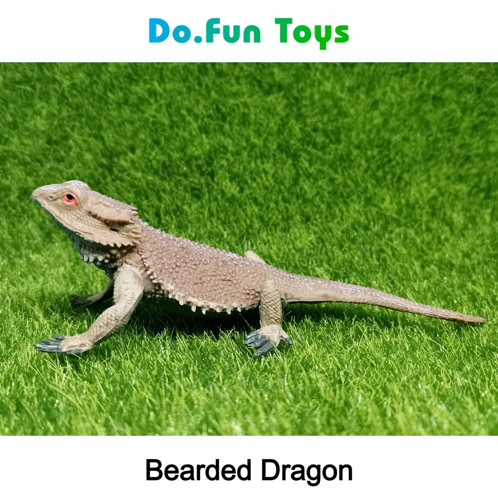 Animal Figurine Bearded Dragon / Mainan Niatur Binatang Kadal Bearded Dragon
