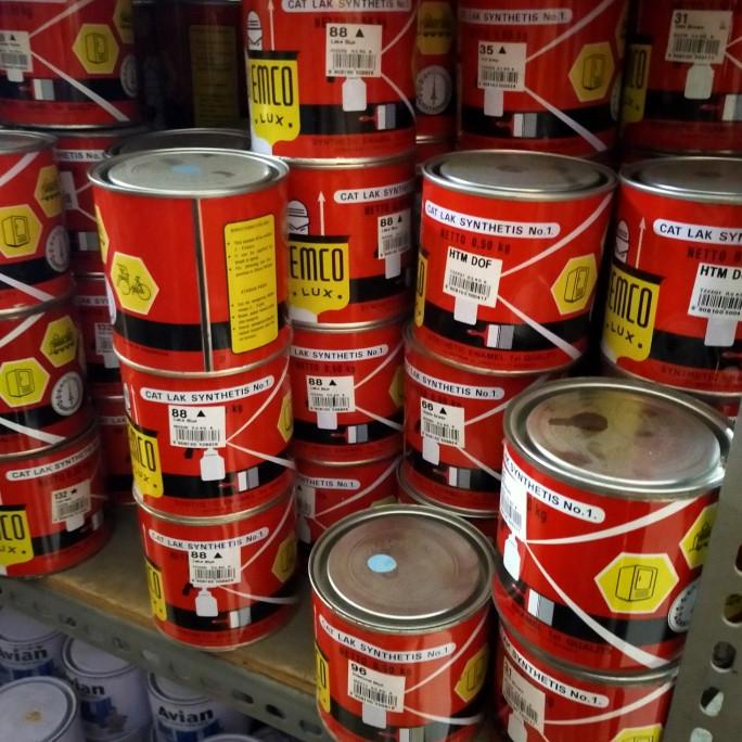 #####] cat emco besi kayu 1/2 kg. cat minyak