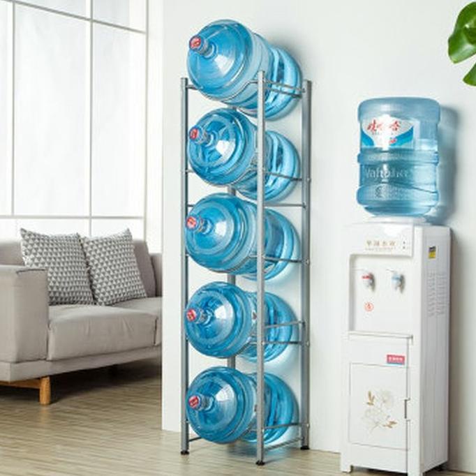 ] rak galon aqua 5 susun