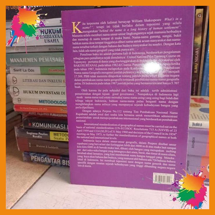 

original buku toponimi indonesia sejarah budaya bangsa yang panjang [fany]