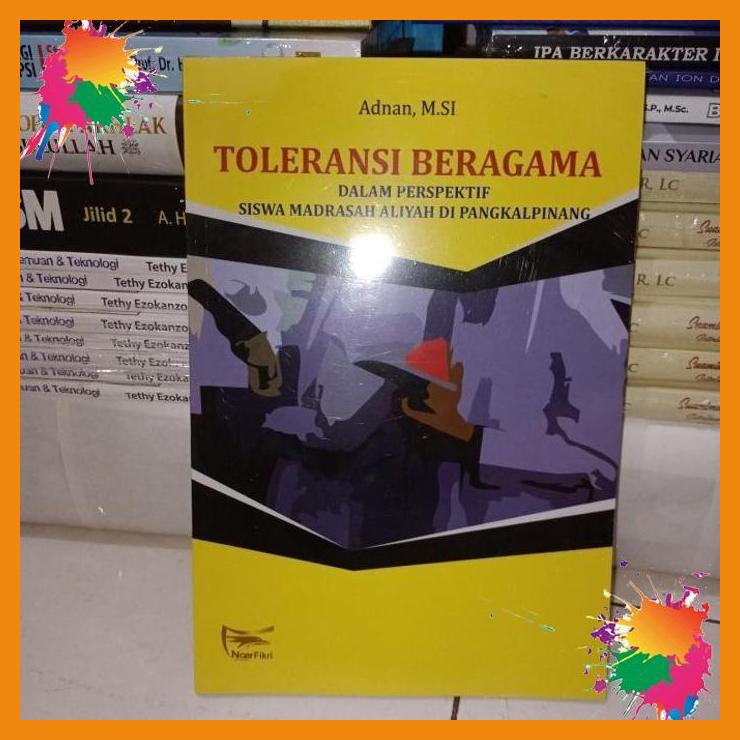 

toleranansi beragama dalam perspektif siswa madrasah aliyah di pangkal [fany]