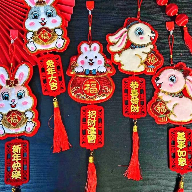 

Terlaris Sale Gantungan Kelinci Bulu Boneka Rabbit Fur Hiasan Dekorasi Imlek Pengiriman Cepat