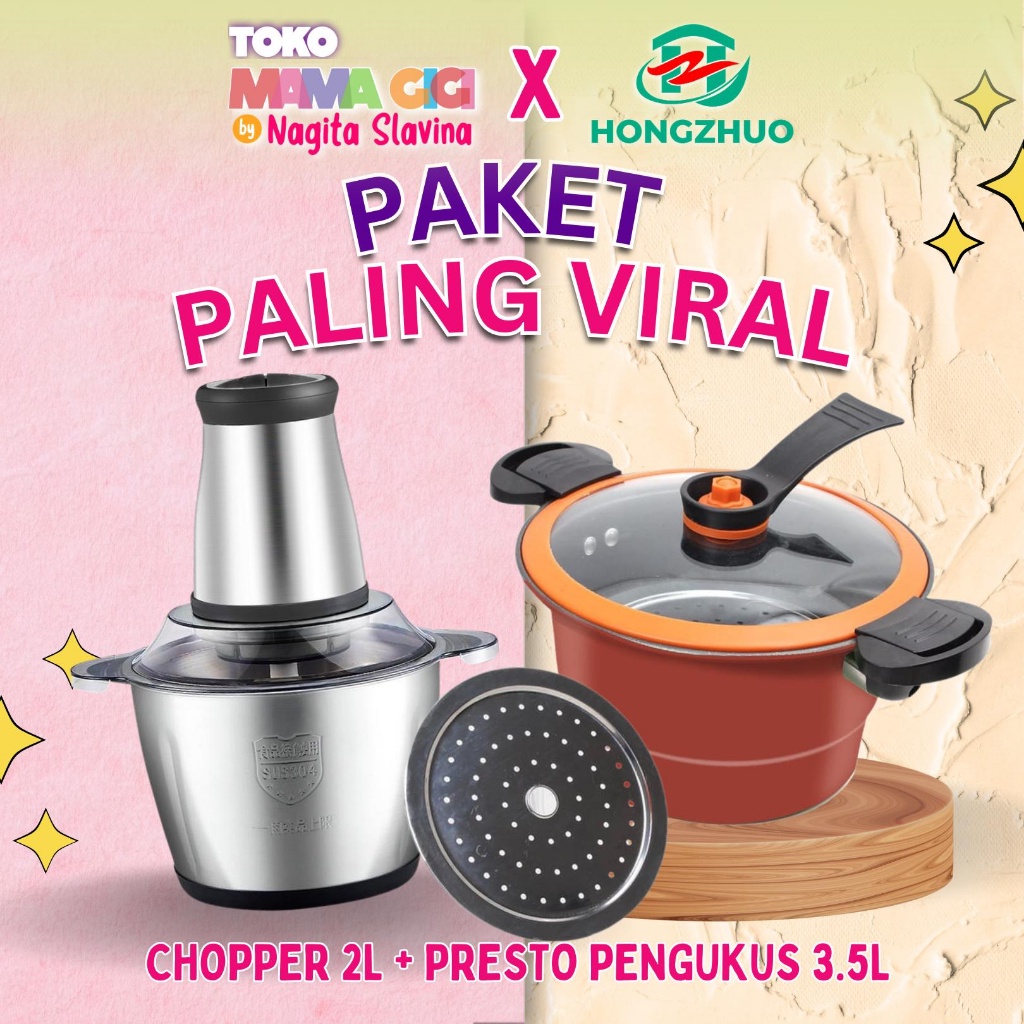 Panci Set Isi 5 Pcs Anti Lengket 13 Promo 3 In 1 Stainless Tebal Murah Paanci Alat Memasak Air Kue M