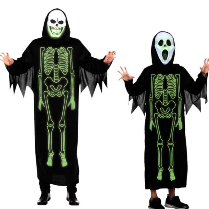 

Best Seller Kostum Tengkorak Set Komplit Sarung Tangan + Topeng Cosplay Skull Terbaik