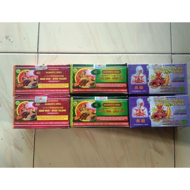 

Terlaris MD AU Jamu Mahkota Dewa Serbuk ( Asam Urat - Nyeri Tulang ) - Isi 30 Pcs ,.