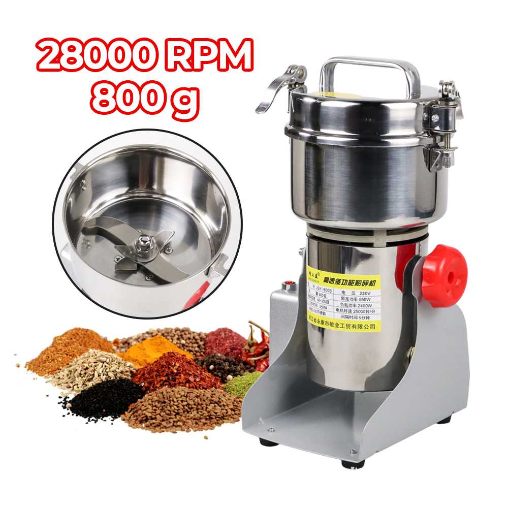 JING GONG YI Penggiling Bumbu Electric Spices Grinder 800g - JGY-800B