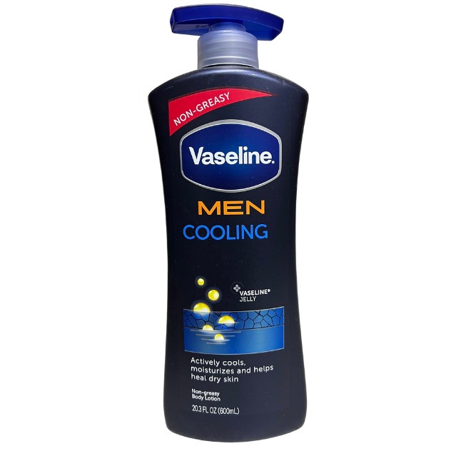 Vaseline Men Cooling Body Lotion (600Ml)