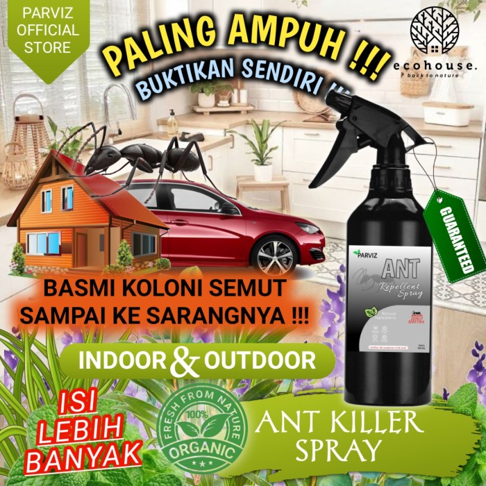 Cod Anti Semut Mobil Rumah Racun Pengusir Semut Alami Spray Parviz Kode Ema146