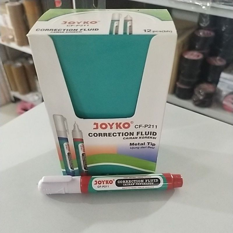 

tip-x joyko cair cf-p211 / correction fluid CF p211 / tip ex pen / tipex 211 / tip x asli / original