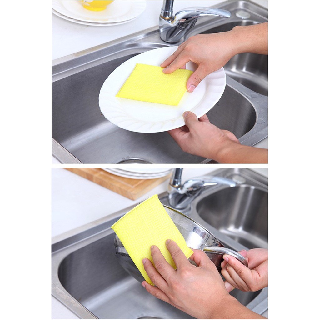 ELBER HL0137 Spon Cuci Piring Warna Warni Super Magic Spons