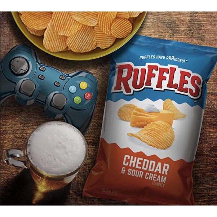 

RUFFLES POTATO CHIPS 6.5 OZ ( 184 gram ) | PRODUCT OF USA Best Seller