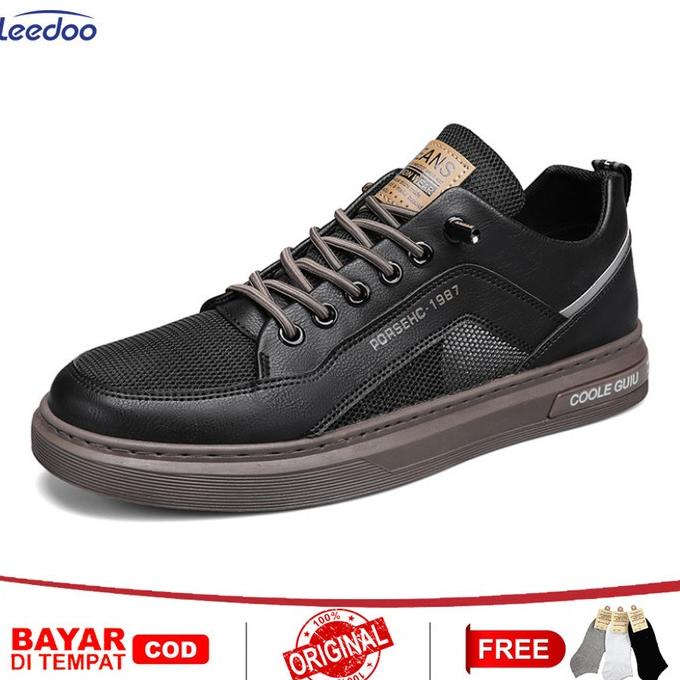 Leedoo Sepatu Pria Casual Formal Sepatu Sneakers Hangout Keren Mr703 Coolpeoplestyle