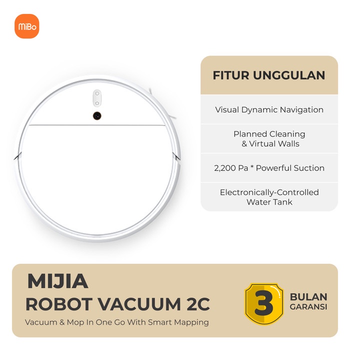 MIJIA 2C SWEEPING ROBOT VACUUM CLEANER ORIGINAL BEST QUALITY
