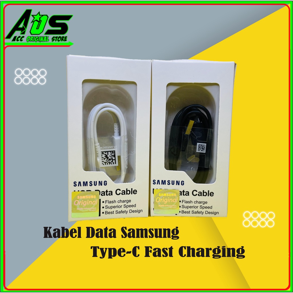 Kabel Data Charger Samsung Galaxy Fast charging Original 100% A11 A12 M11 USB Type-C